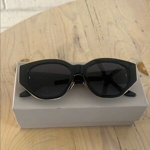 Black and Gold Sunglasses